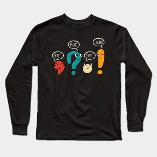 Funny Grammar Teacher Long Sleeve T-Shirt